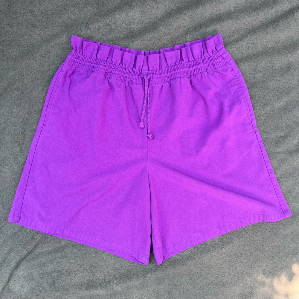 Paper Bag Drawstring Shorts